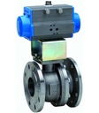 Flanged ball valve with pneumatic actuator BA051-150-S0-A-02