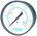 Bourdon tube manometer MA001-63R-16-01