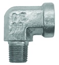 Winkelvers. 90° BSPP2"- 2" BSPT