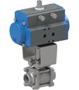 Ball valve with pneumatic actuator BAC4-006-SSTV-S0