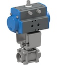 Ball valve with pneumatic actuator BAC5-004-SSTV-S0