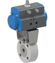 Flanged ball valve with pneumatic actuator BADA-015-SSTV-D0
