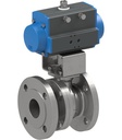 Flanged ball valve with pneumatic actuator BAEA-065-UITV-S0