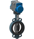 Butterfly valve with pneumatic actuator BUW6-040-DSE-S22