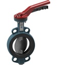Butterfly valve with hand lever BUW6-300-DSE-L