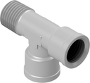 T-adapter Female thread/Female thread/Male thread 1/8"